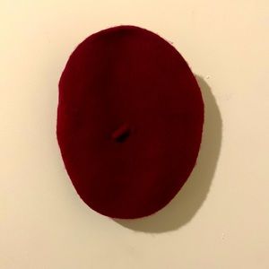 Very chic red beret